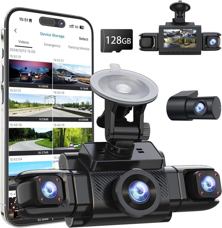 Mejor Camara De Seguridad 1080P Para Carros De 360° Cámara De 4 Canales