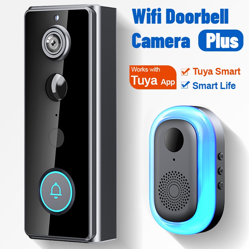 Video Doorbell Camera Wireless WiFi Tuya Doorbell Camera with Human Detection