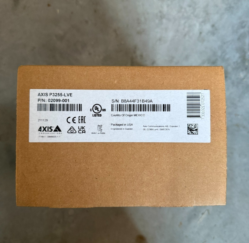 AXIS P3255-LVE Network Surveillance Camera Dome Outdoor 02099-001 (New Unit)