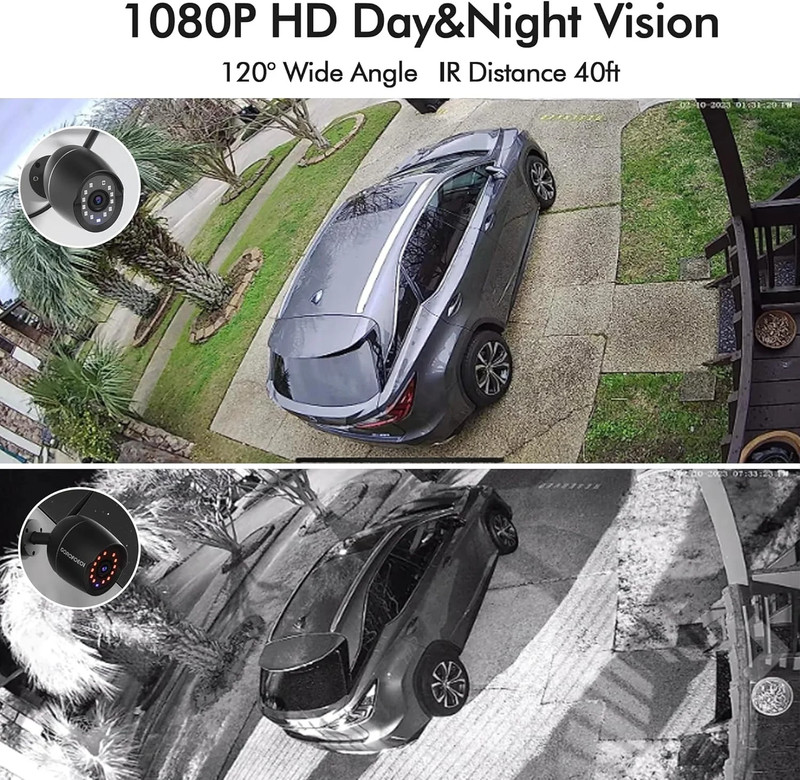 Security Camera Wireless Outdoor 2pk Plug-In 1080P WIFI Waterproof gallery