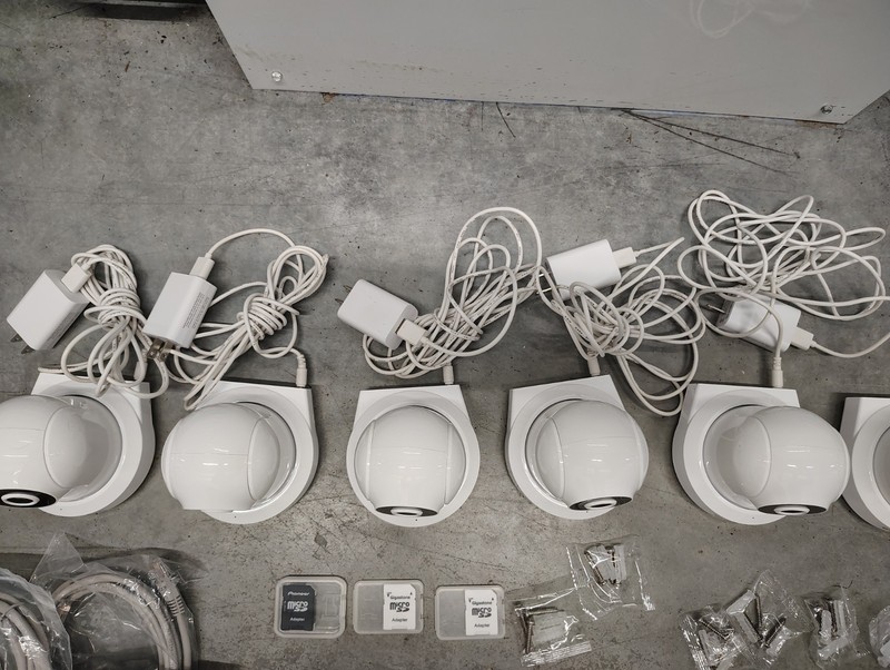 Amcrest IP2M-841W 1080p Wi-Fi PTZ Indoor IP Camera White Lot 6 Power Adapters gallery