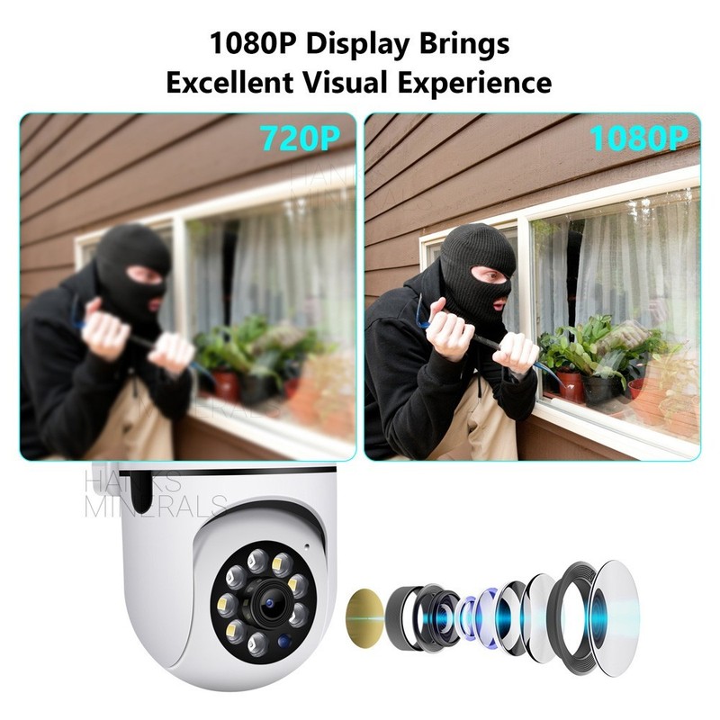 4-Pack Wireless 5G WiFi Security Camera System Smart Outdoor Night Vision 1080P gallery