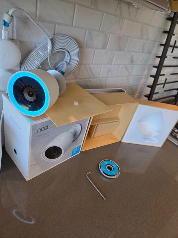 Never Been Used Nest NC4100US Cam IQ Outdoor Security Camera, White gallery