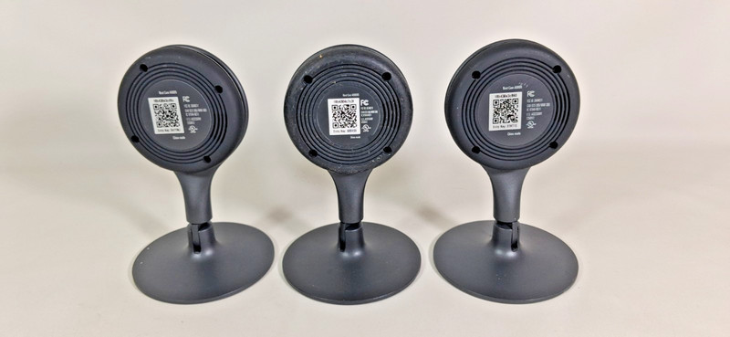 Lot of 3 Google Nest Cam Indoor Cameras 1st Gen A0005- Tested gallery