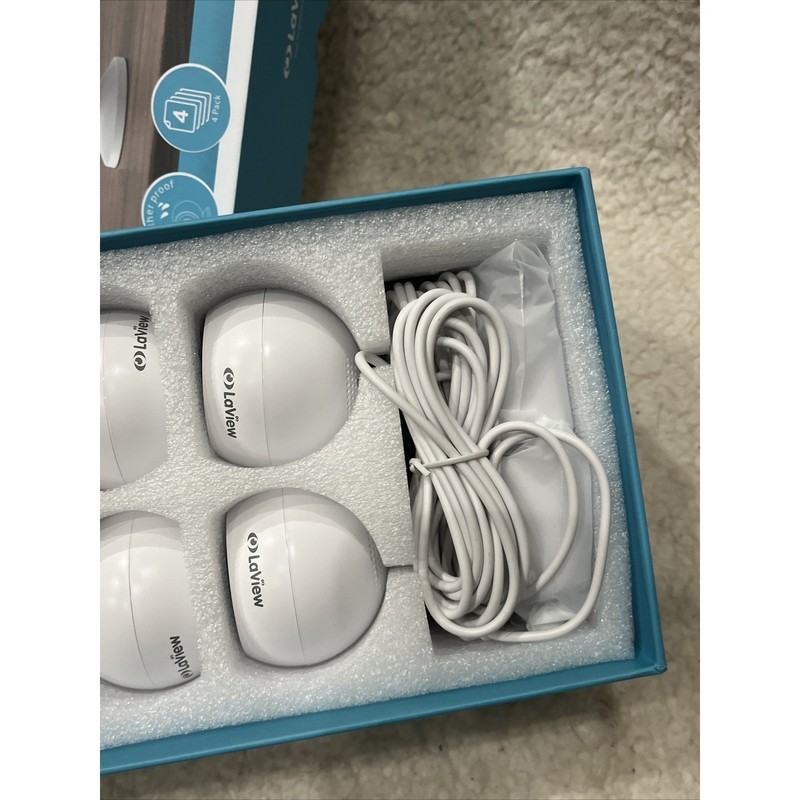 LaView 4MP 2K Security Cameras Outdoor Indoor Wired IP65, (4PK) gallery