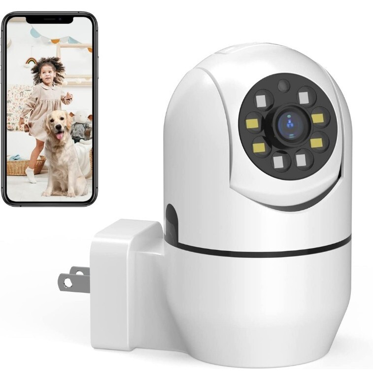 Security Indoor Camera, 1080P 2.4GHz WiFi Pet, Baby Home Camera, Cloud Storage