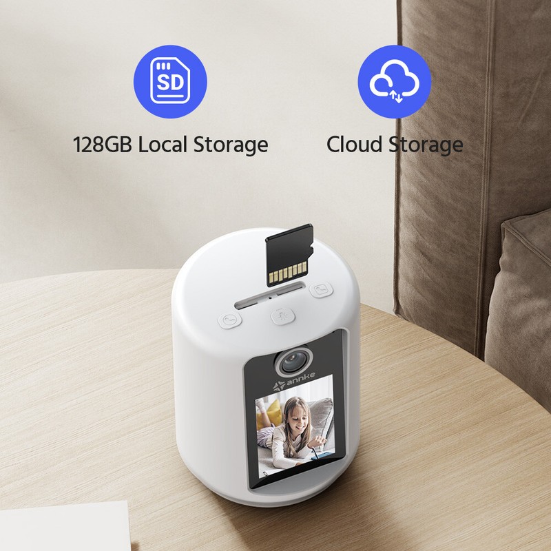 ANNKE Pan Video Security Camera 3MP WiFi Baby Monitor 2 Way Audio Human Tracking gallery