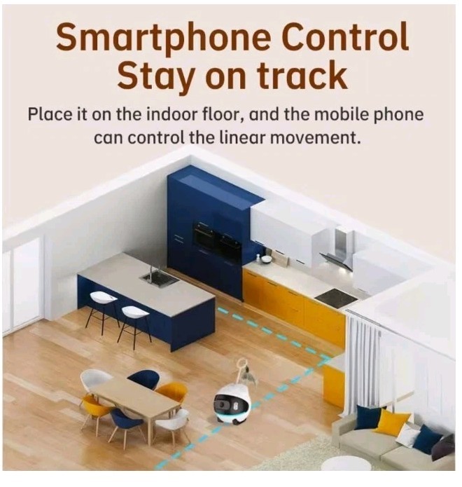 LeHo 1080p HD Smart Pet Robot Camera Whole House 2 Way Audio gallery