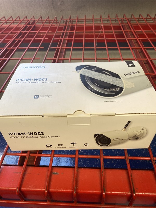 ꙮ Resideo IPCAM-WOC2 1080p HD Wi-Fi Outdoor Video Camera - White gallery