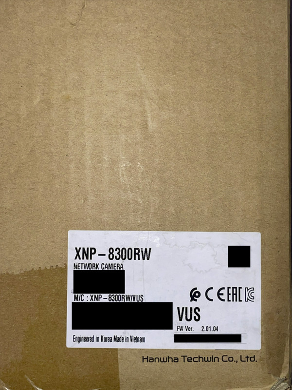 Wisenet Hanwha XNP-8300RW 6MP Outdoor PTZ Camera 30X Zoom PoE++ USED gallery
