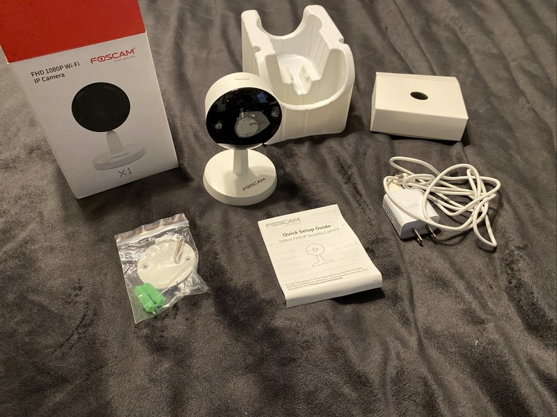 FHD 1080P WIFI IP camera 2 Way Audio Night Vision One Button Call Works W/alexa.