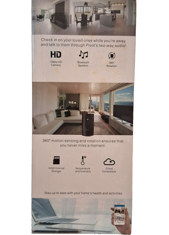NEW In Box Zmodo Pivot Indoor Smart Home Hub Security Camera Audio ZM-SHP001B gallery