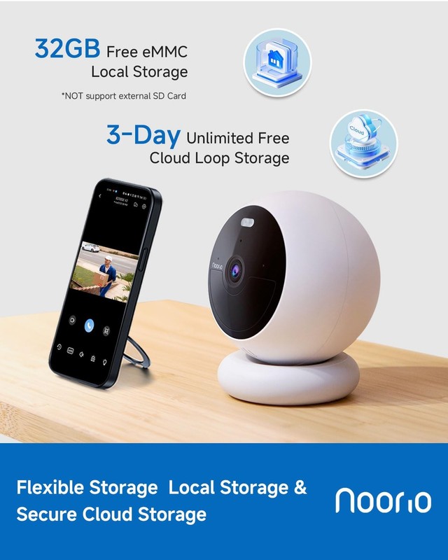 Security Cameras Wireless Outdoor Magnetic, 1080P Battery Powered Indoor Came... gallery