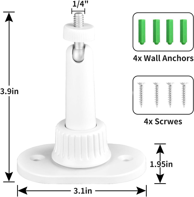 2Pack Adhesive Wall Mount Compatible with Ring Outdoor Cam (Stick up Cam) and Ou gallery