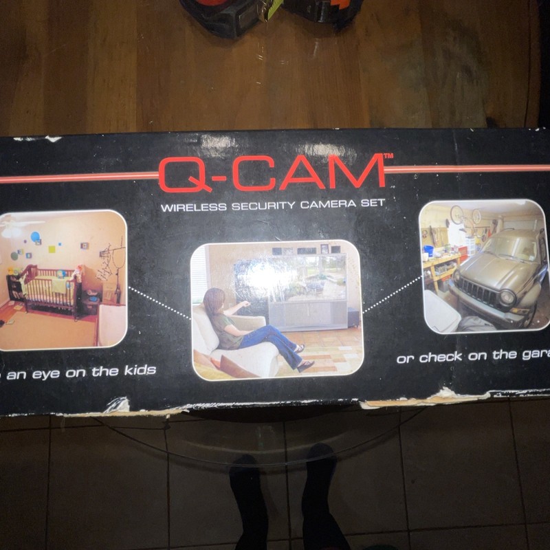 Q-Cam 2 Wireless Signal Color Security Cameras Remote Plugin Power & Audio To TV gallery