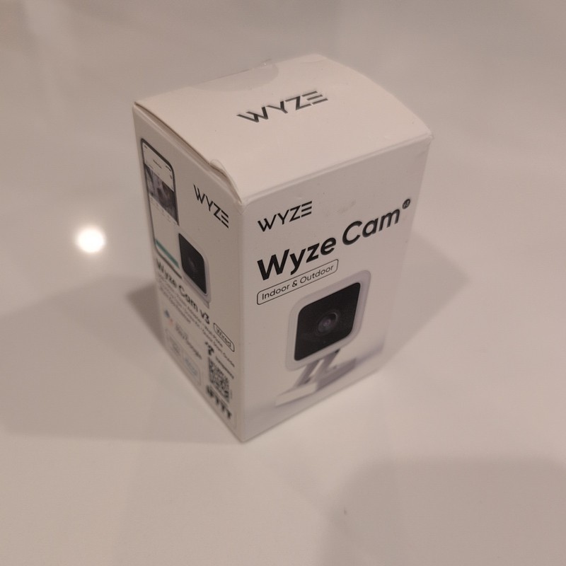 WYZE Cam v3 Indoor/Outdoor Video Camera – White (Open Box)
