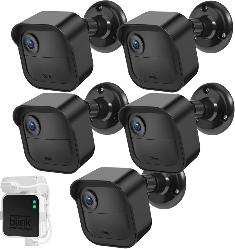 5-Pack Blink Outdoor Camera Mount with Weatherproof Housing & 360° Adjustability gallery