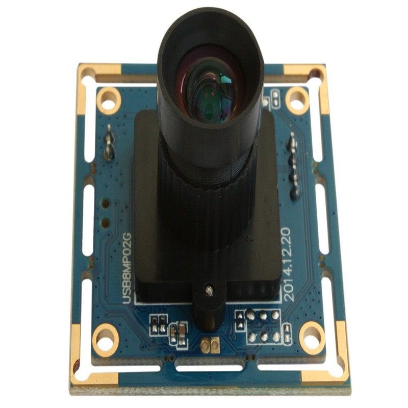 8MP IMX179 Sensor UVC Camera Module Video Webcam with 6mm Lens For Win8 Android gallery