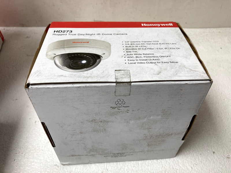 Honeywell HD273 High-Resolution True Day/Night Dome Camera New-Sealed gallery