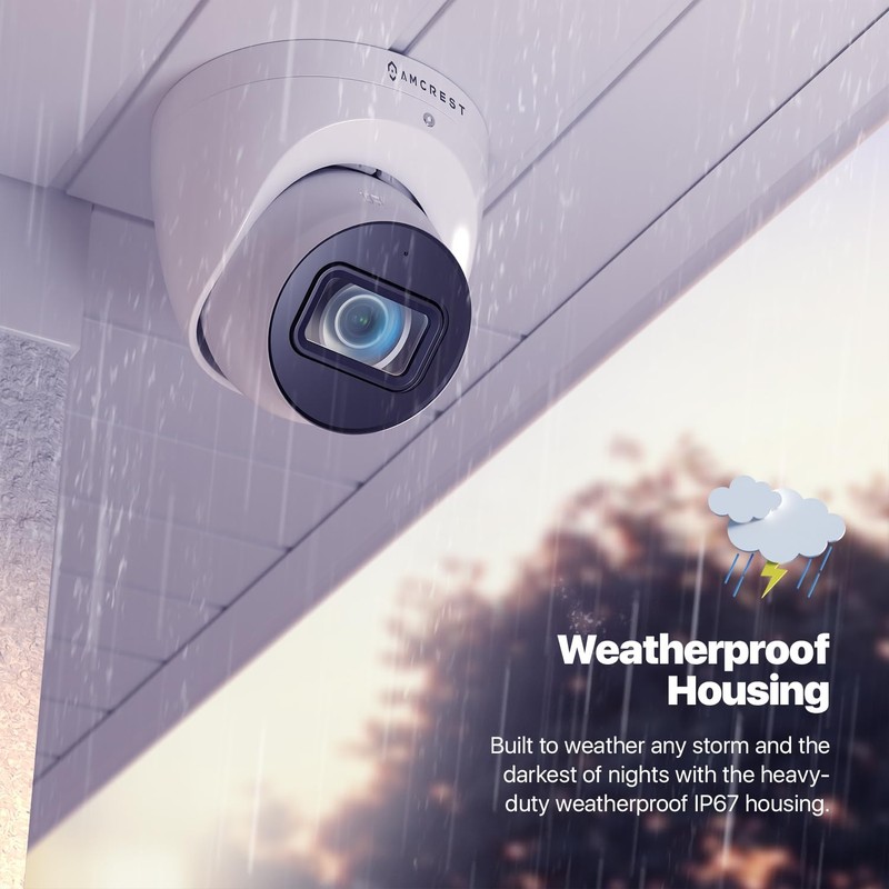 Analog 4K Outdoor , Turret 8MP @15fps CCTV-Coax-BNC, 65ft Night Vision, 125° ... gallery