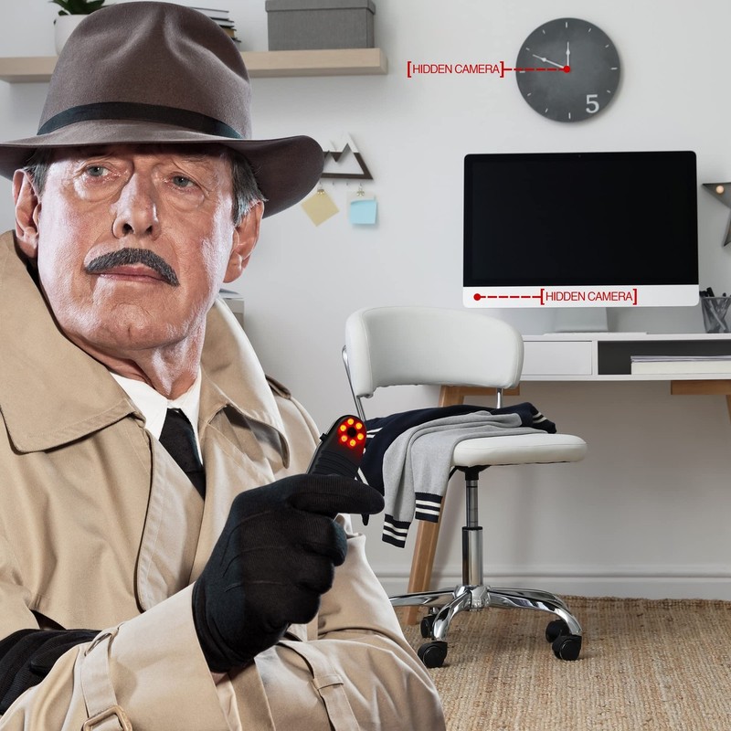 PRO Hidden Camera Detector & Spy Camera Finder – Portable Optical Lens Detect... gallery