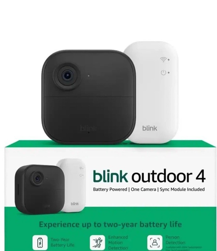 BLINK OUTDOOR 4 Wireless Smart Security Camera (1-Cam, Sync Module Core) gallery