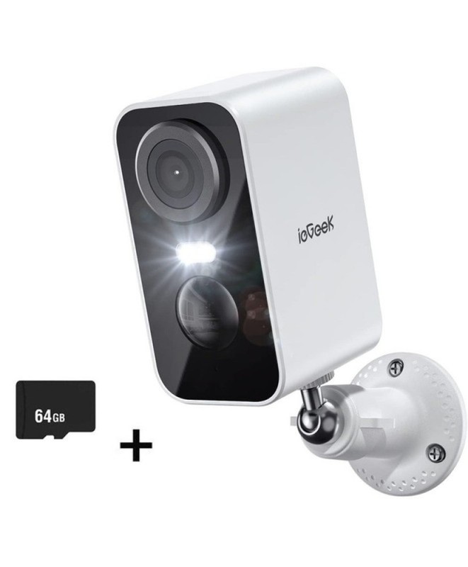 ieGeek Security Camera with Motion Light & Siren 2KWireless Outdoor Night Vision