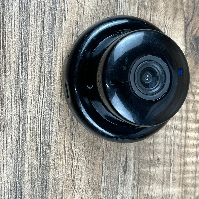 Black Indoor/Outdoor Wireless Wi-Fi Mini High Definition 1080p Security Camera