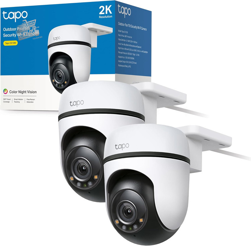 Tapo C840 Dual Lens Wi-Fi Camera Baby Monitor 4MP Night AI Indoor Black 9 gallery