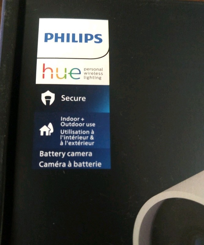 NEW! Philips Hue Secure Indoor/Outdoor Wireless Surveillance Camera (White) gallery