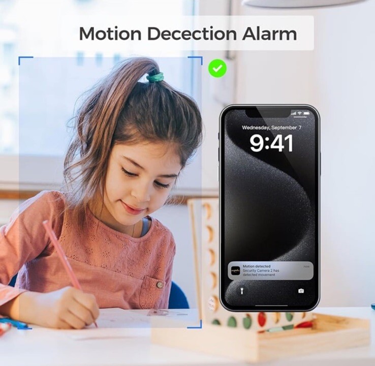 ARPHA 2K Indoor Hone Security Camera WiFi APP Human Detection Night Vision Cam gallery