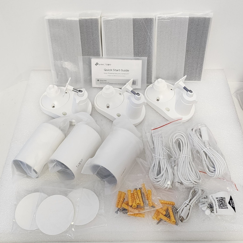 TP-Link Tapo 2k Solar Smart Security Camera, 3-pack Wire-Free Detection, NEW gallery