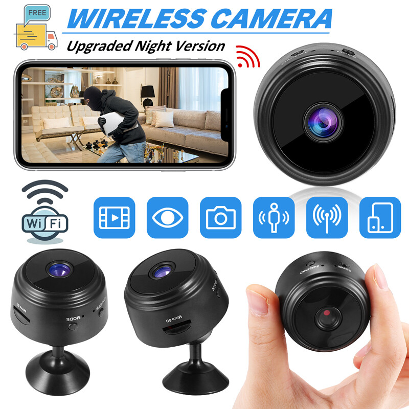 Mini Camara Oculta Espia De Seguridad WiFi 1080P Inalambrica Con Audio y Video gallery