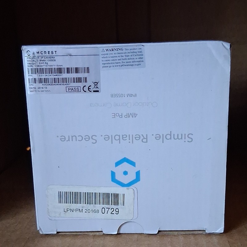 Amcrest IP4M-1055EB 4MP PoE Outdoor Dome IP Camera Night Vision ONVIF gallery