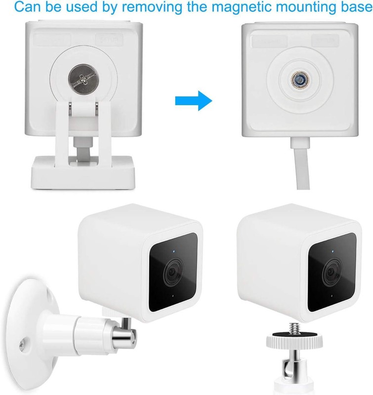 2Pcs Soporte De Techo Giratorio De 360 Grados Ajustable Para Camara De Seguridad gallery