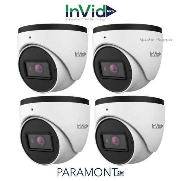 4 InVid PAR-ALLTXIRA28 2 Megapixel Outdoor Turret Camera 2.8mm