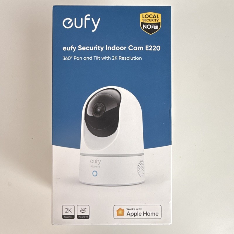 eufy Security Indoor Cam E220 2K Pan/Tilt Wi-Fi Indoor Night Vision 2-Way