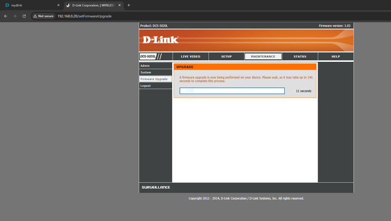D-LINK DCS-5020L Wireless Cloud Security Camera N Day/Night Pan/Tilt *READ DESC* gallery
