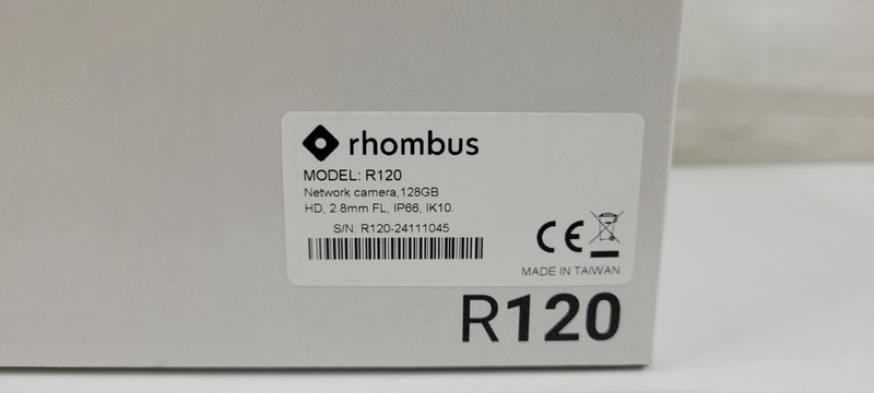 Rhombus R120 2MP Dome Security Camera with Onboard Storage of 128GB or 20 Days gallery