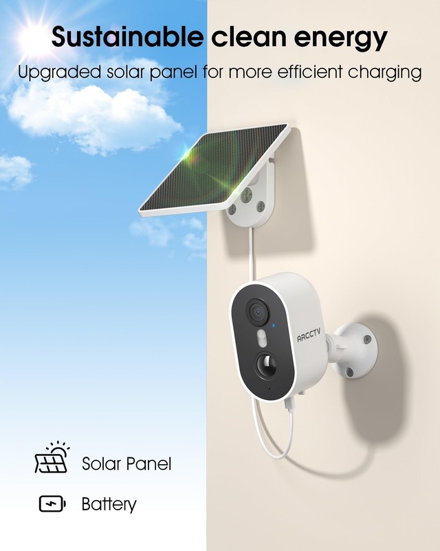 Solar Security Camera Wireless Outdoor Camera with Solar Panel gallery