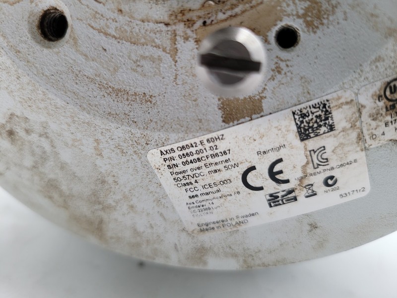 Axis Q6042-E Network 60 HZ PTZ Dome Camera gallery