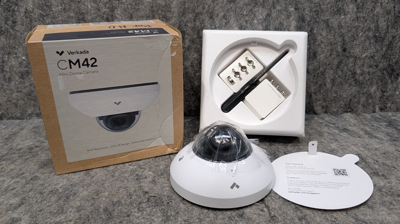 Verkada CM42 Indoor Mini Dome Camera CM42-256-HW – White 🔥New/Unclaimed🔥