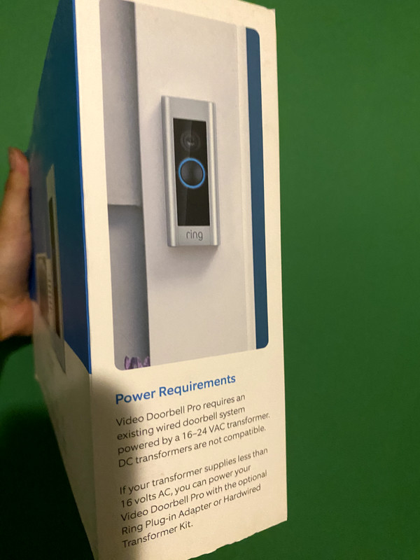 Ring Video Doorbell Pro - Brand New / Never Used - Local Pickup Only - Good deal gallery