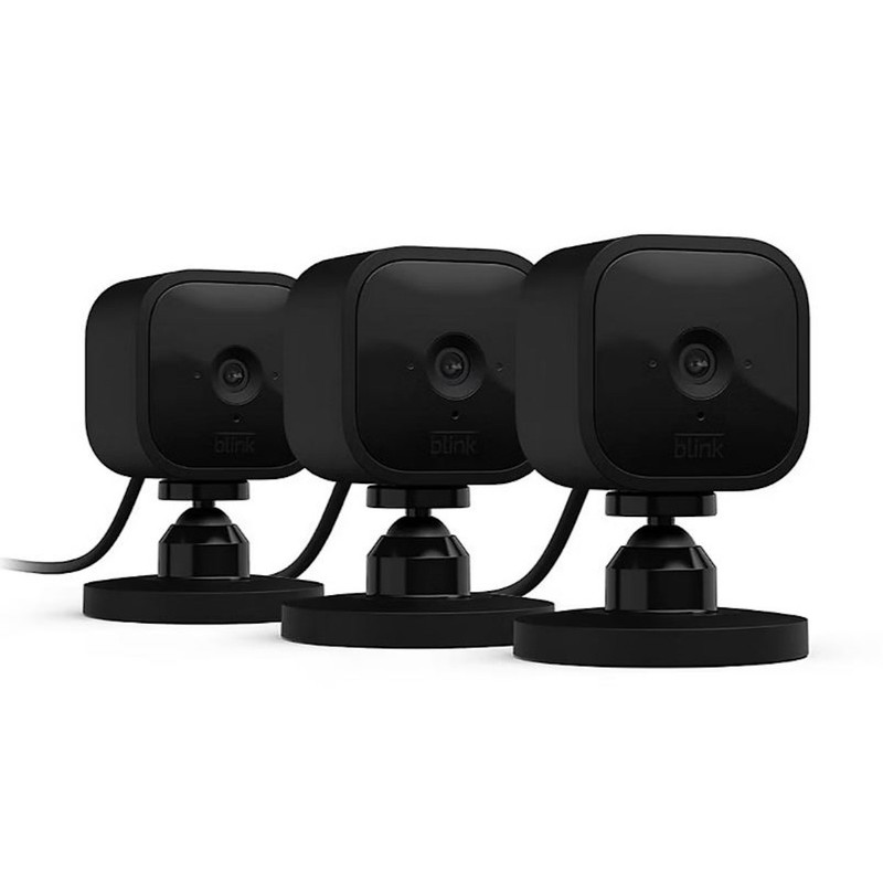 Blink Mini Indoor Security Camera 3‑Pack with Motion Detection and Alexa MINI3PK gallery