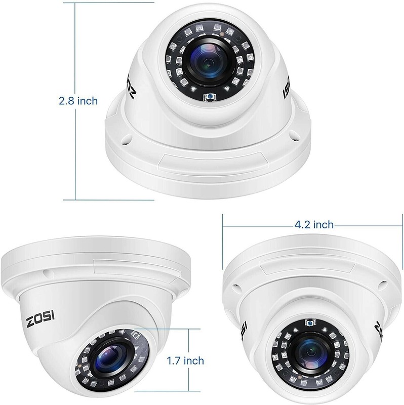 Camaras de Vigilancia Seguridad Cámara Vision Nocturna Exterior Impermeable CCTV gallery