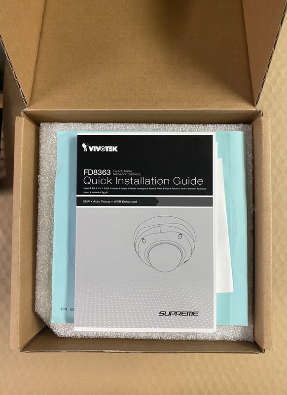 Vivotek Network Dome Camera FD8363 *BRAND NEW IN BOX*