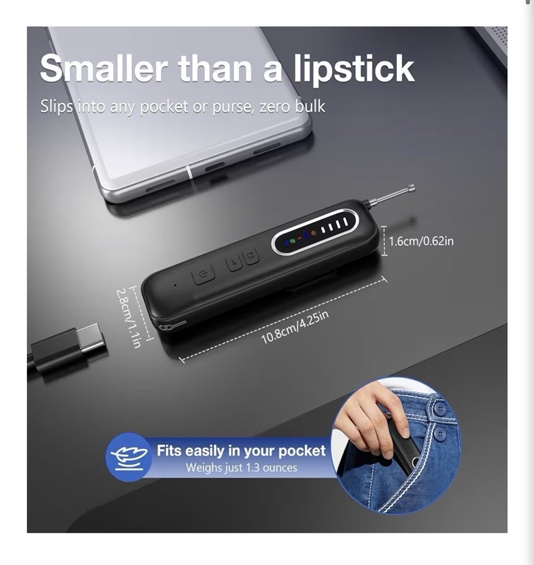 Hidden Camera Detectors, High Accuracy Camera Detector with Strong Anti-interfer gallery