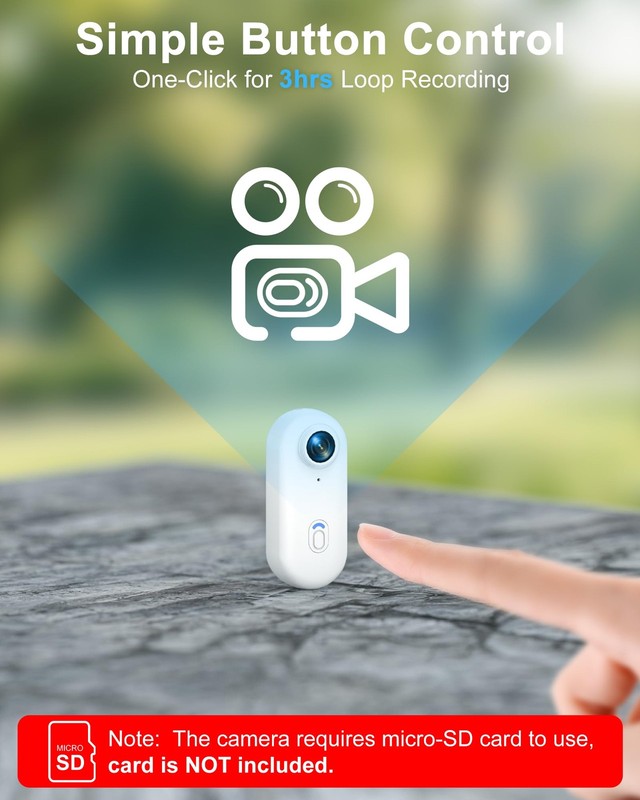 Cat Camera Collar with Phone APP, 1080P HD Video Recording, XS/M-Size Pet POV... gallery