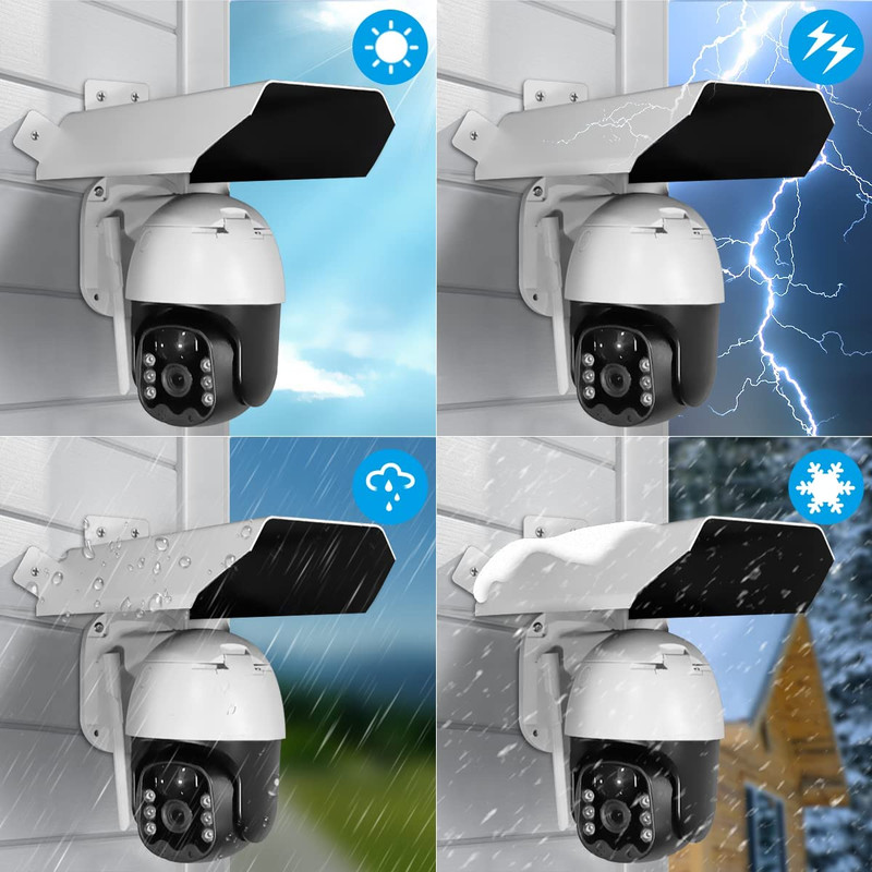 Universal Security Sun Rain Cover Shield for Surveillance Camera - Protective Ro gallery