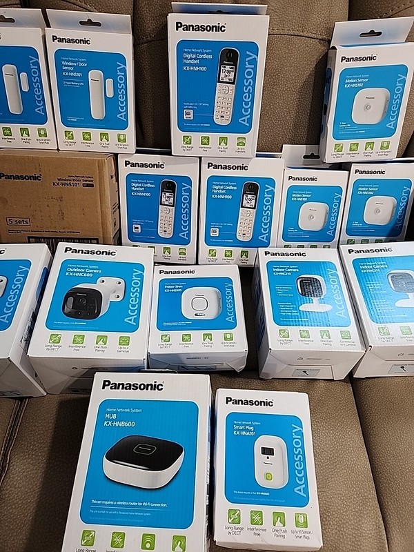NEW Panasonic Alarm Home Network System Video Camera Monitoring Kit New Sealed gallery